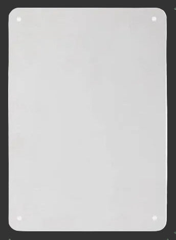 Custom Sign on 12 x 8 inches 1mm Thick Aluminum Plate.