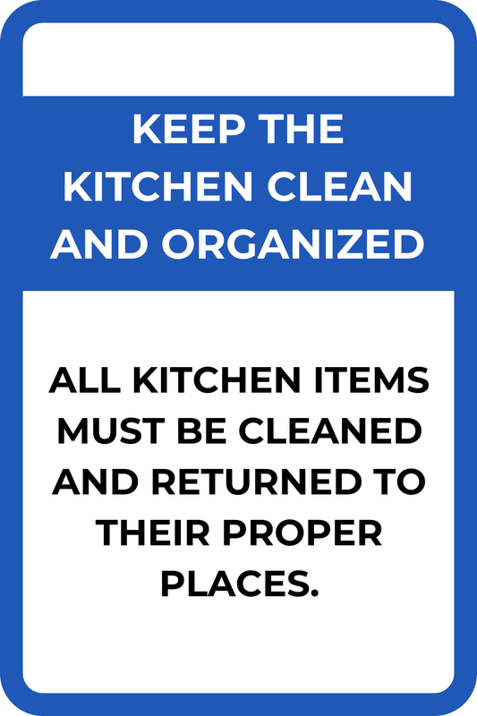 Keep Kitchen Clean and Organized