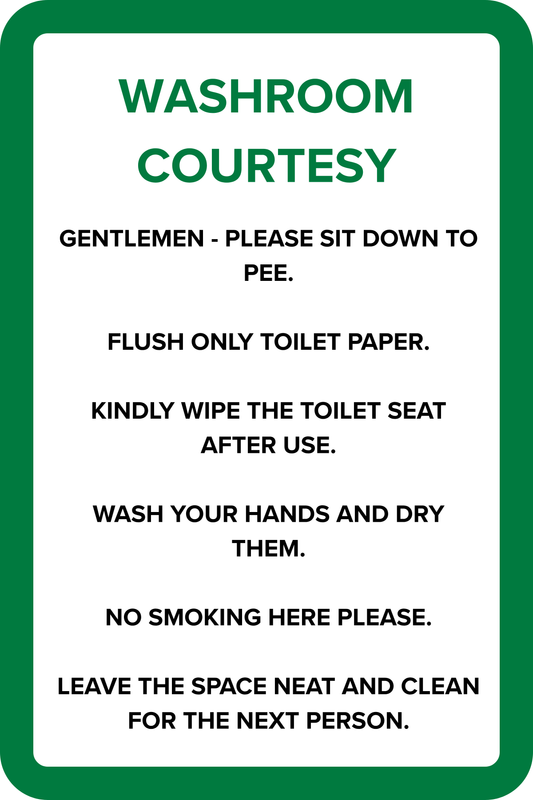Washroom Courtesy 2
