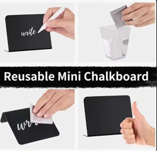 Mini Metal Chalkboards ( 8 Pack )