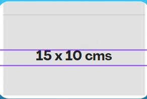 HG104 - Supermarket Price Card Sleeve S1(15x10cms) Horizontal 20 per pack