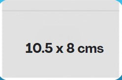 HG105  Supermarket Price Card Holder - S2(10.5x8cms) Horizontal 20 per pack