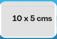 HG106  Supermarket Price Card Holder - S3 (10x5cms) Horizontal 20 per pack