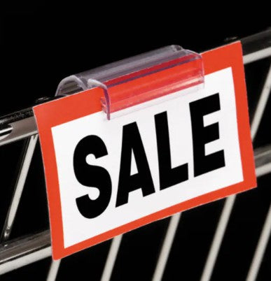 1002 - SuperGrip™ Hinged Flush Sign Holder (10 per pack)