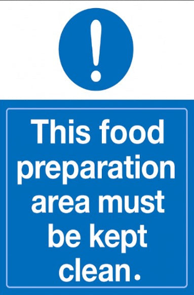 This Food Preparation Area should be clean